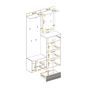 Voir la diapositive 2 : Paris Prix Ensemble Dressing  Gustavo VIII  200cm Naturel & Blanc