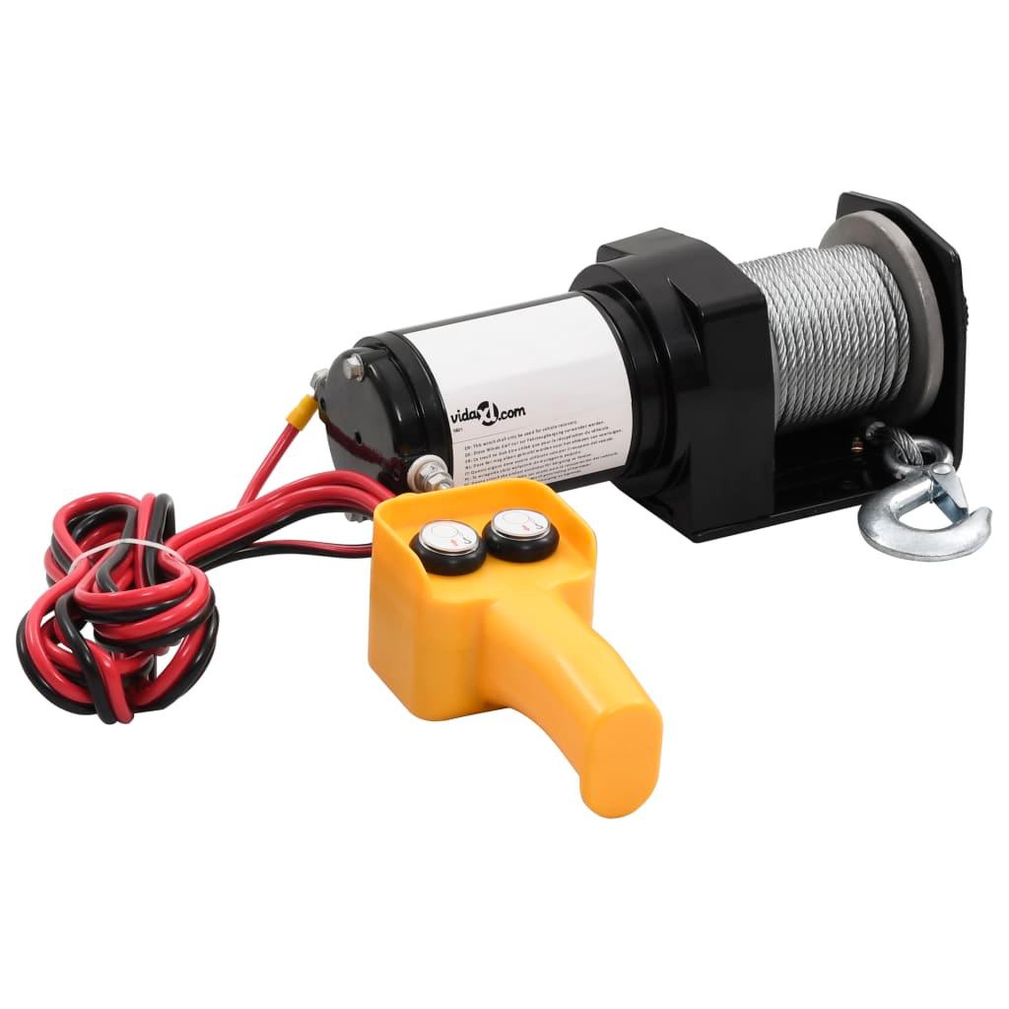 Voir la diapositive 2 : VIDAXL Treuil electrique 12 V 907 kg Telecommande filaire