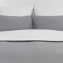 Voir la diapositive 3 : Sensei Maison Housse de couette bicolore en percale coton DOZMARY