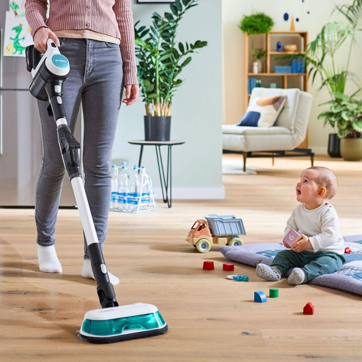 BOSCH Aspirateur balai BCS71HYG4 Unlimited 7 ProHygienic