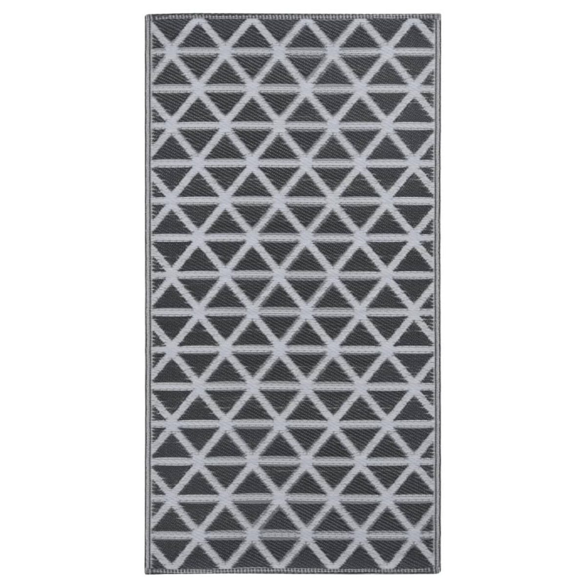 VIDAXL Tapis d'exterieur ARAKIL Noir 190x290 cm PP