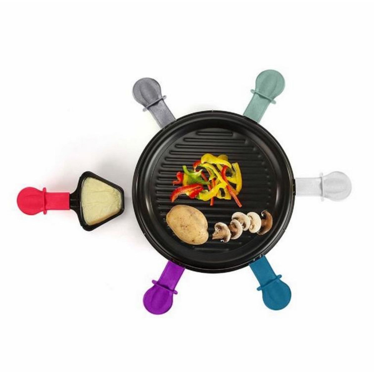 LIVOO Appareil à raclette 6 personnes 800w - doc207