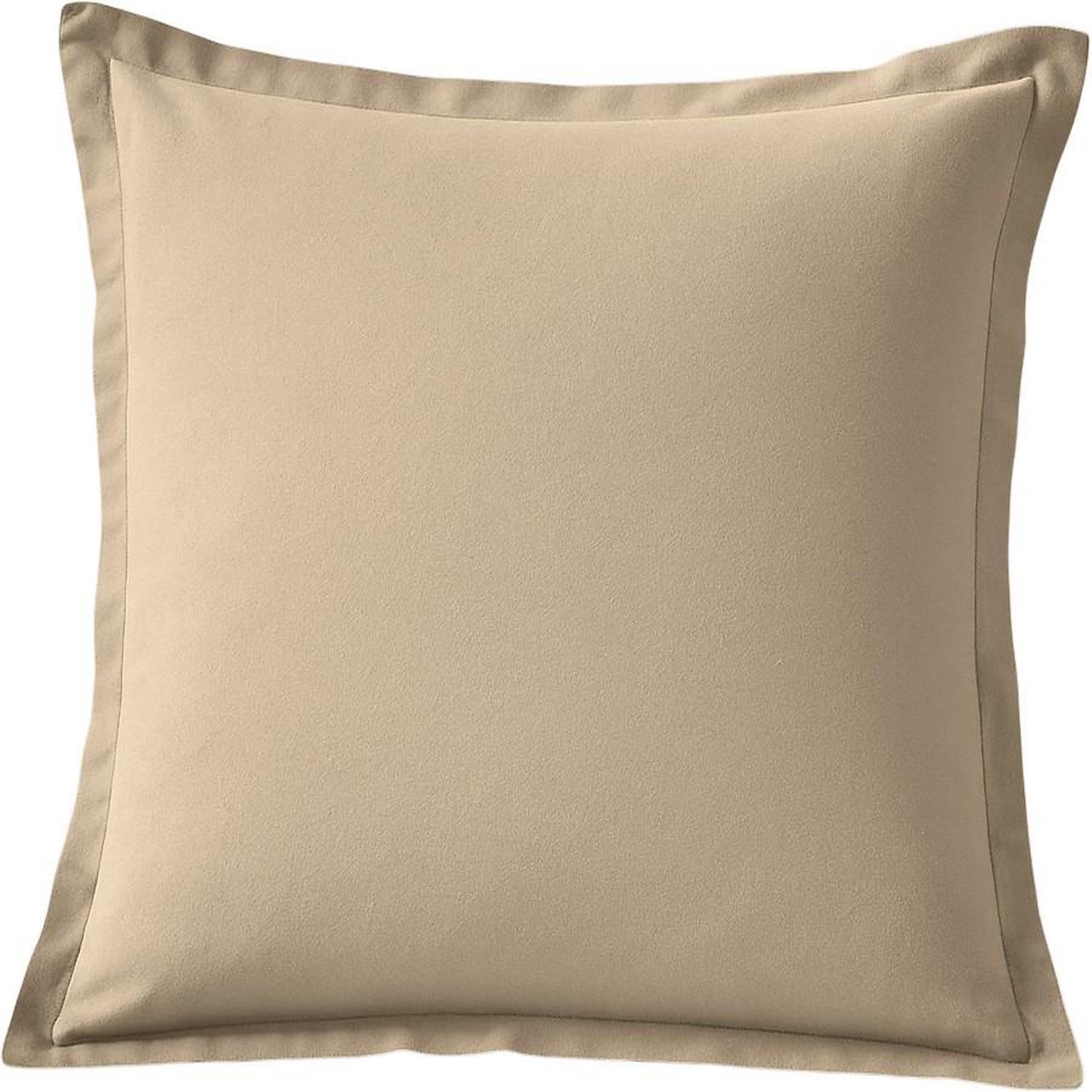 Home collection Taie d'oreiller 100% flanelle coton 160 grs. Coloris disponibles : Blanc, Bleu, Beige