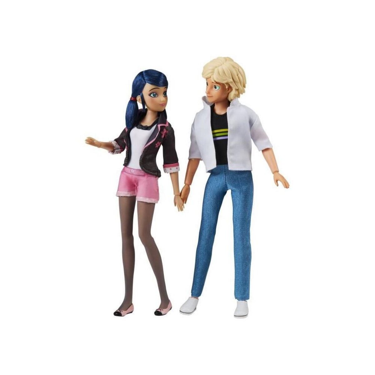 BANDAI Pack de 2 Poupées - BANDAI - Miraculous - P50377 - Marinette & Adrien - 26 cm