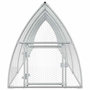 Voir la diapositive 4 : VIDAXL Cage pour poules argente 600x105x120 cm acier galvanise