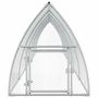 Voir la diapositive 4 : VIDAXL Cage pour poules argente 600x105x120 cm acier galvanise