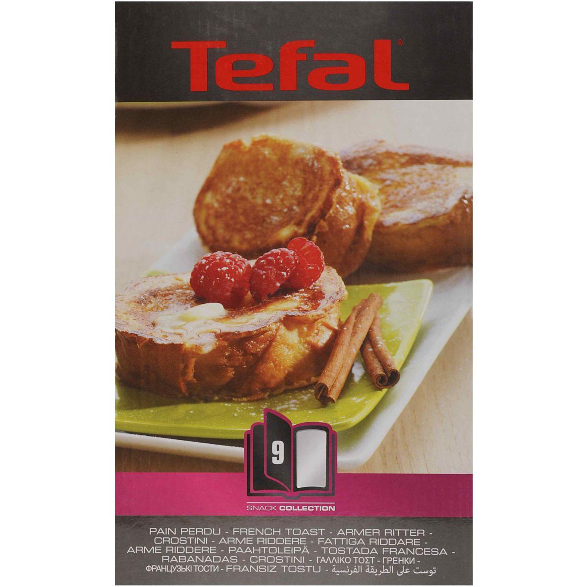 Voir la diapositive 2 : TEFAL Plaque xa800912 - pain perdu snack collection