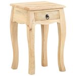 VIDAXL Table de chevet 28x28x46 cm Bois de manguier massif