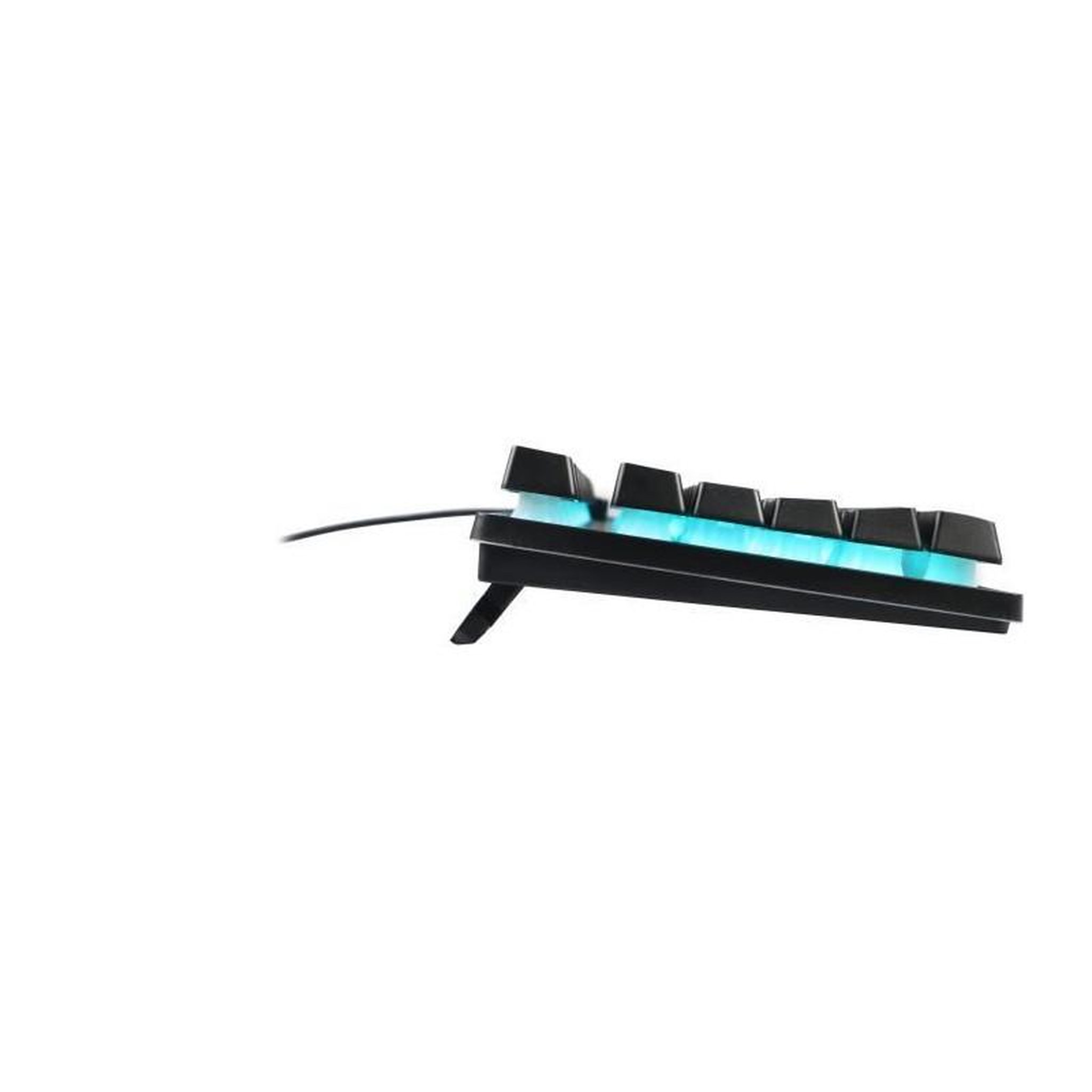 Voir la diapositive 4 : THE G-LAB Clavier Gaming - Membrane RGB - THE G-LAB - KEYZ-CAESIUM/FR - FR Layout - 12 raccourcis - 19 touches anti ghosting
