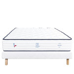 LUXURY LITERIE Ensemble literie ressorts, Patriote Ferme, Blanc. Coloris disponibles : Blanc