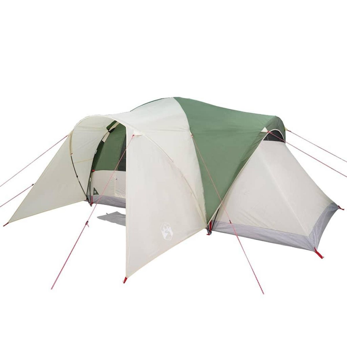 VIDAXL Tente familiale a dome 6 personnes vert impermeable