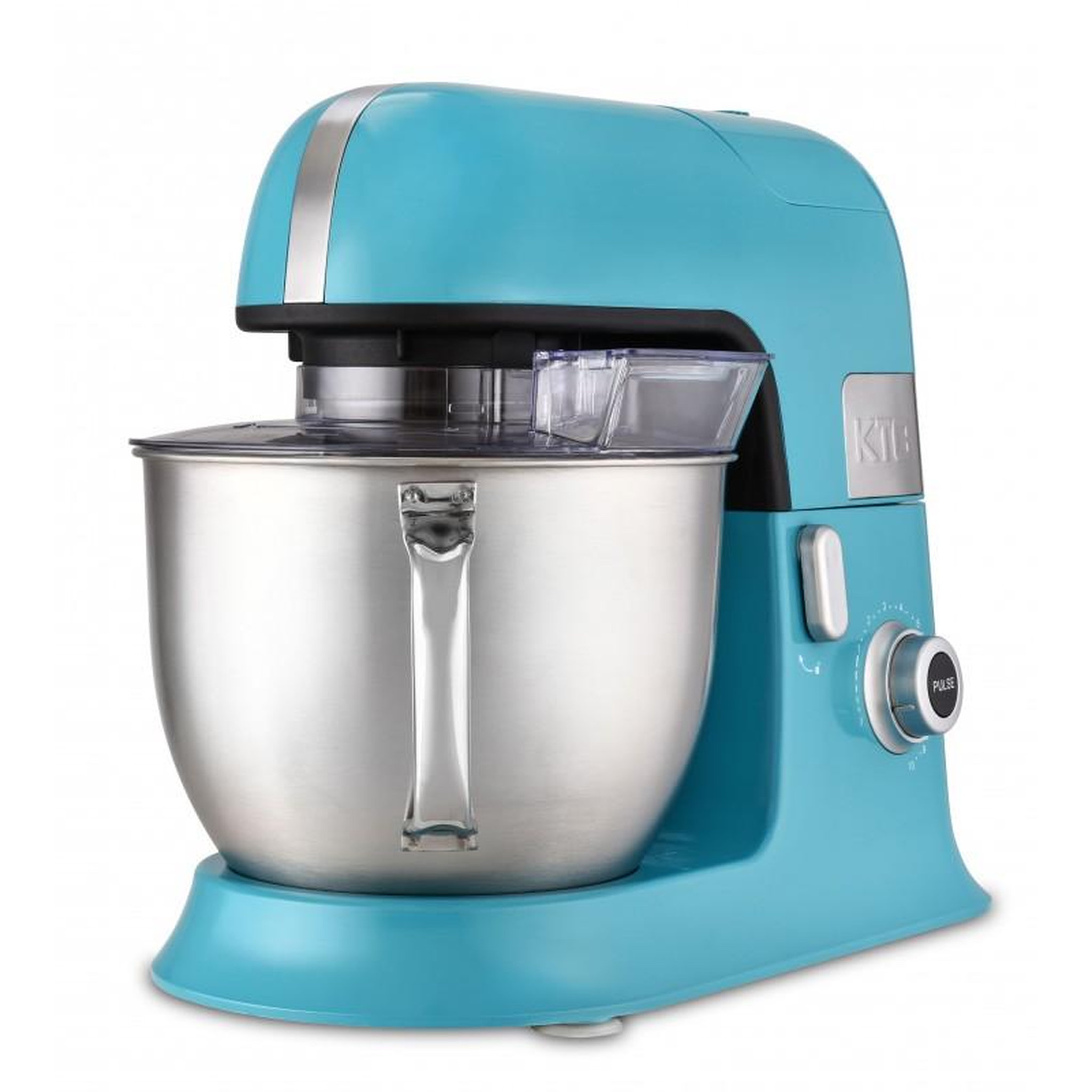 Voir la diapositive 5 : KITCHENCOOK Kitchencook - expert_xl_blue - robot pétrin 6,5l - 1300w - blender verre 1,5l