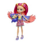 ENCHANTIMALS ENCHANTIMALS Sunshine Beach, Trippi Toucan et Son Animal de Compagnie Canopy - HRX83