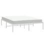 Voir la diapositive 4 : VIDAXL Cadre de lit metal sans matelas blanc 160x200 cm