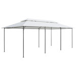 VIDAXL Belvedere 600x298x270 cm Blanc 180 g/m^2