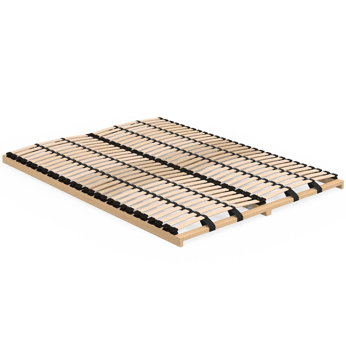 ID MARKET Sommier à lattes réglables - 5 zones de confort 140 x 190 cm