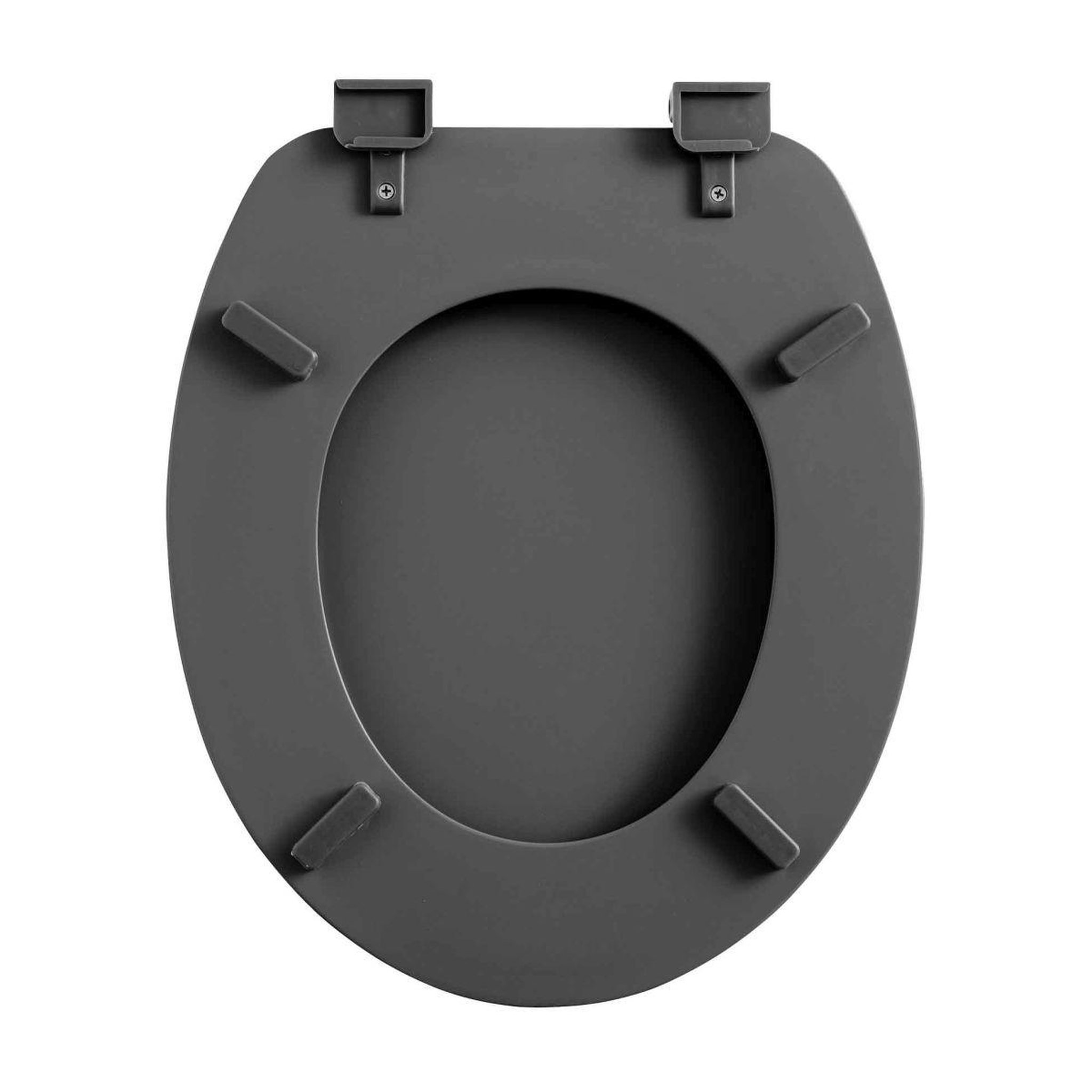 Voir la diapositive 4 : Douceur d'Intérieur Abattant wc uni  vitamine  45cm anthracite