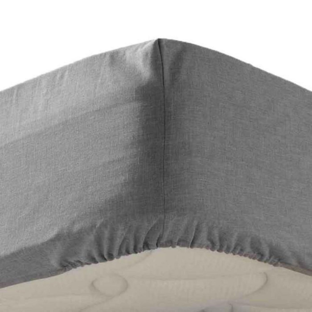 Paris Prix Drap Housse  Actually  140x190cm Gris