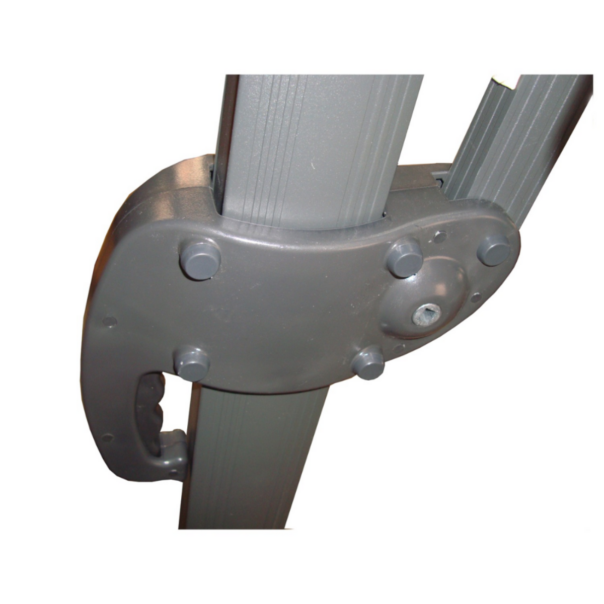 CONCEPT USINE Parasol déporté et rotatif diamètre 3,5m chocolat CASTILLO