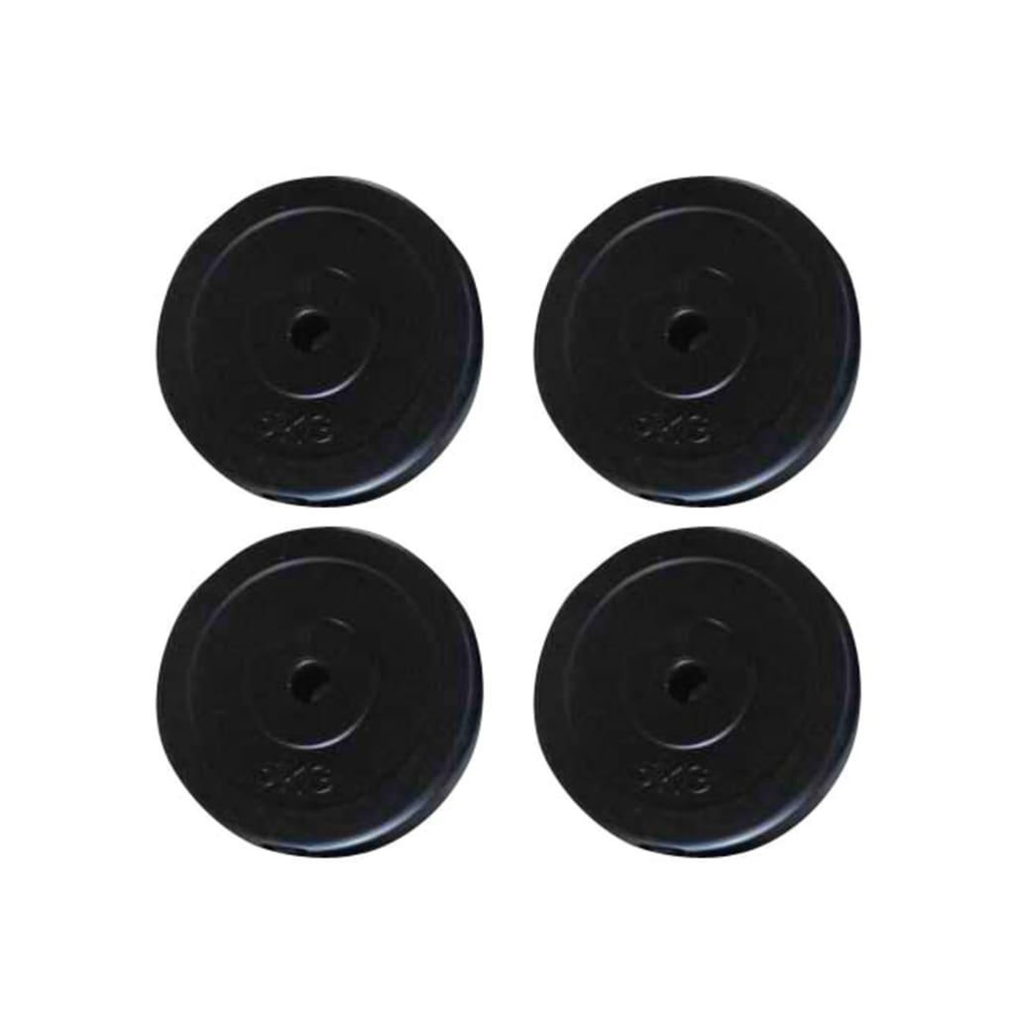 VIDAXL Plaque de poids 4 pcs 20 kg