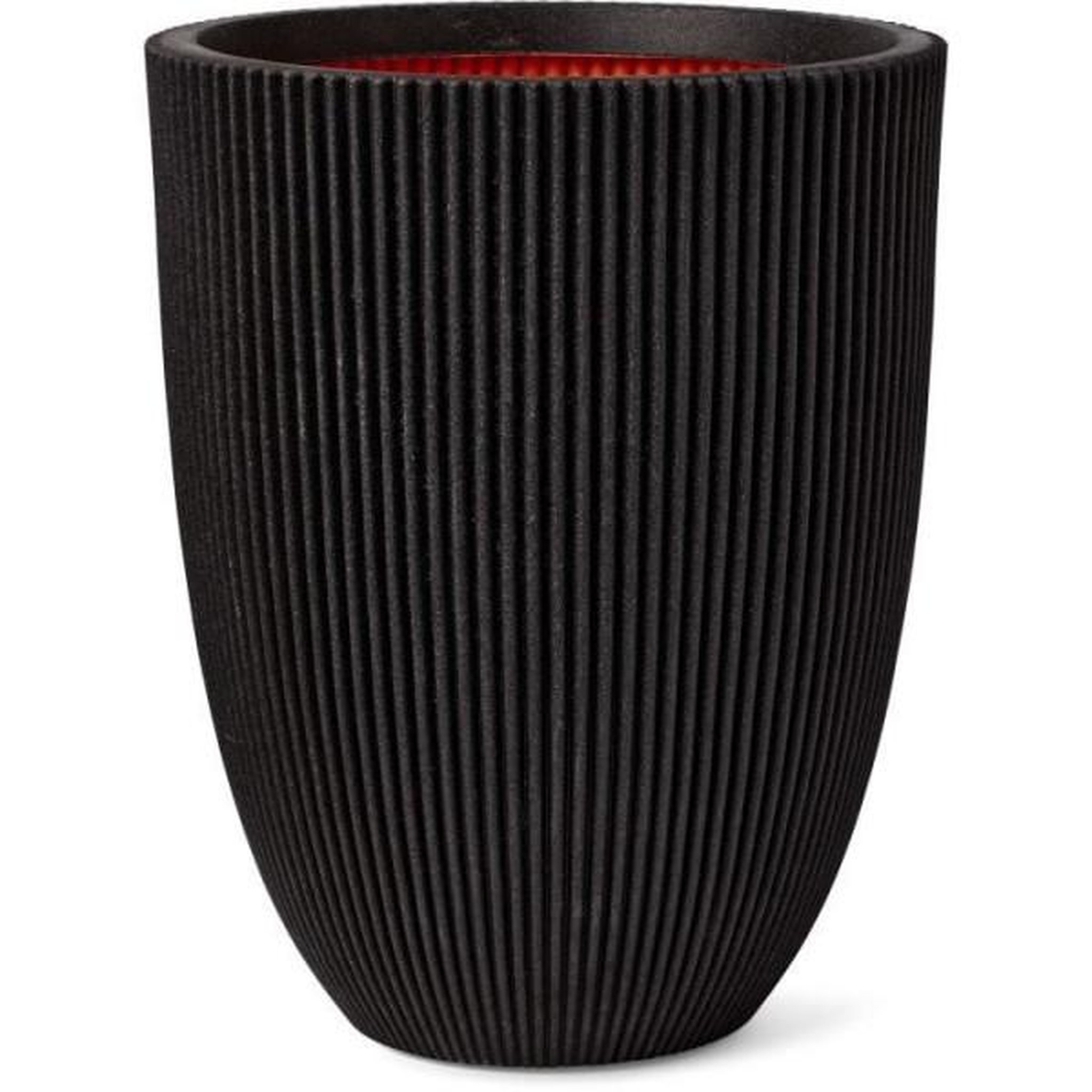 CAPI Vase élégant bas - capi europe - groove nl - 34 x 46 cm - noir