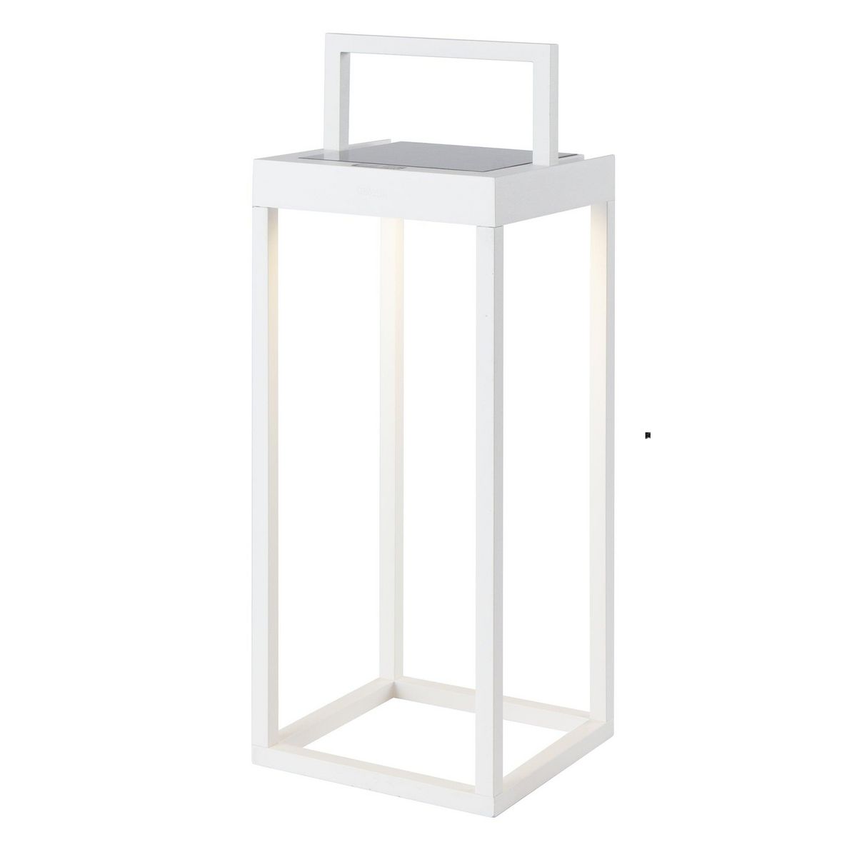 Lumisky Lanterne solaire chic HYDRA Blanc Aluminium H34cm