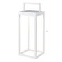 Voir la diapositive 1 : Lumisky Lanterne solaire chic HYDRA Blanc Aluminium H34cm