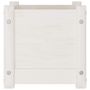 Voir la diapositive 5 : VIDAXL Jardinieres 2 pcs Blanc 31x31x31 cm Bois de pin massif