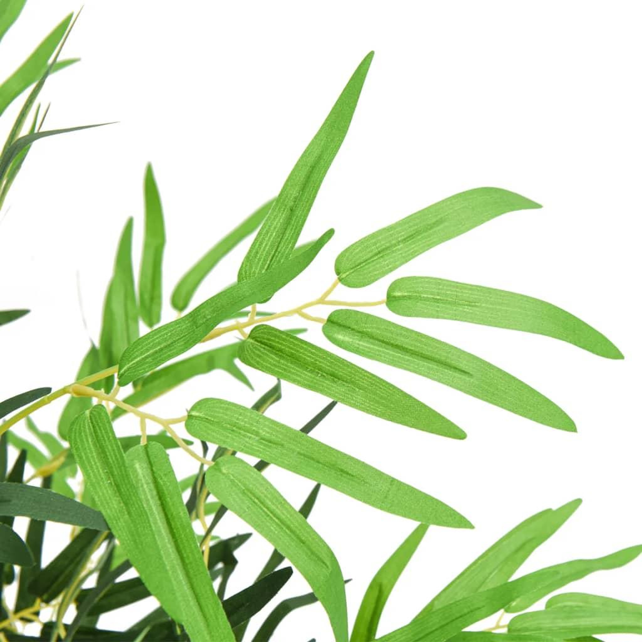 Voir la diapositive 2 : VIDAXL Bambou artificiel 500 feuilles 80 cm vert