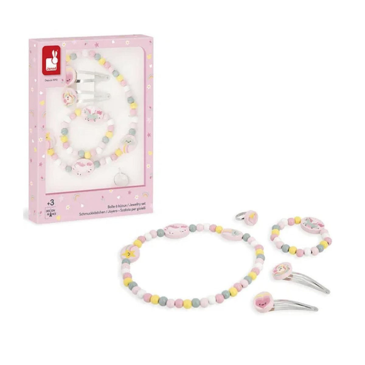 Juratoys-Janod Licorne - Set de 5 bijoux