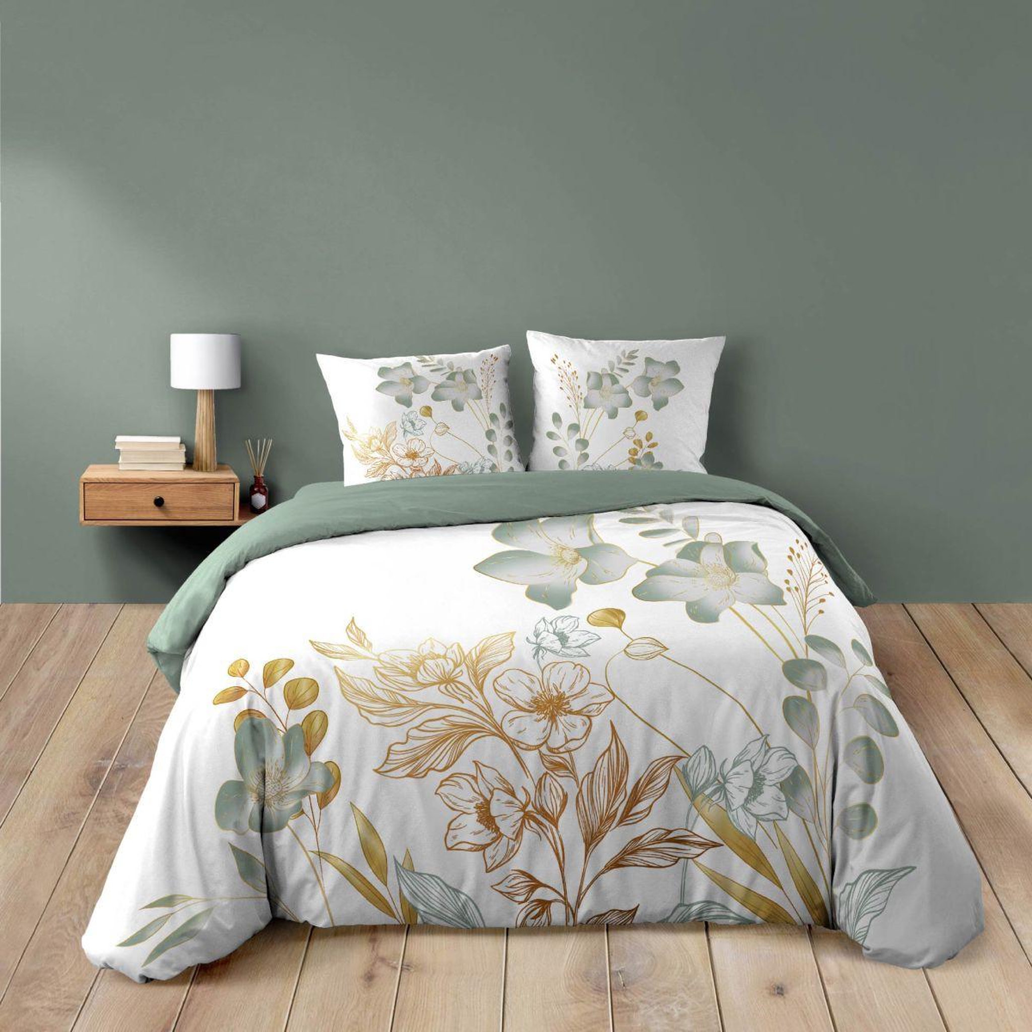 Douceur d'Intérieur Parure de lit 3 pièces  lolita  240x220cm multicolore