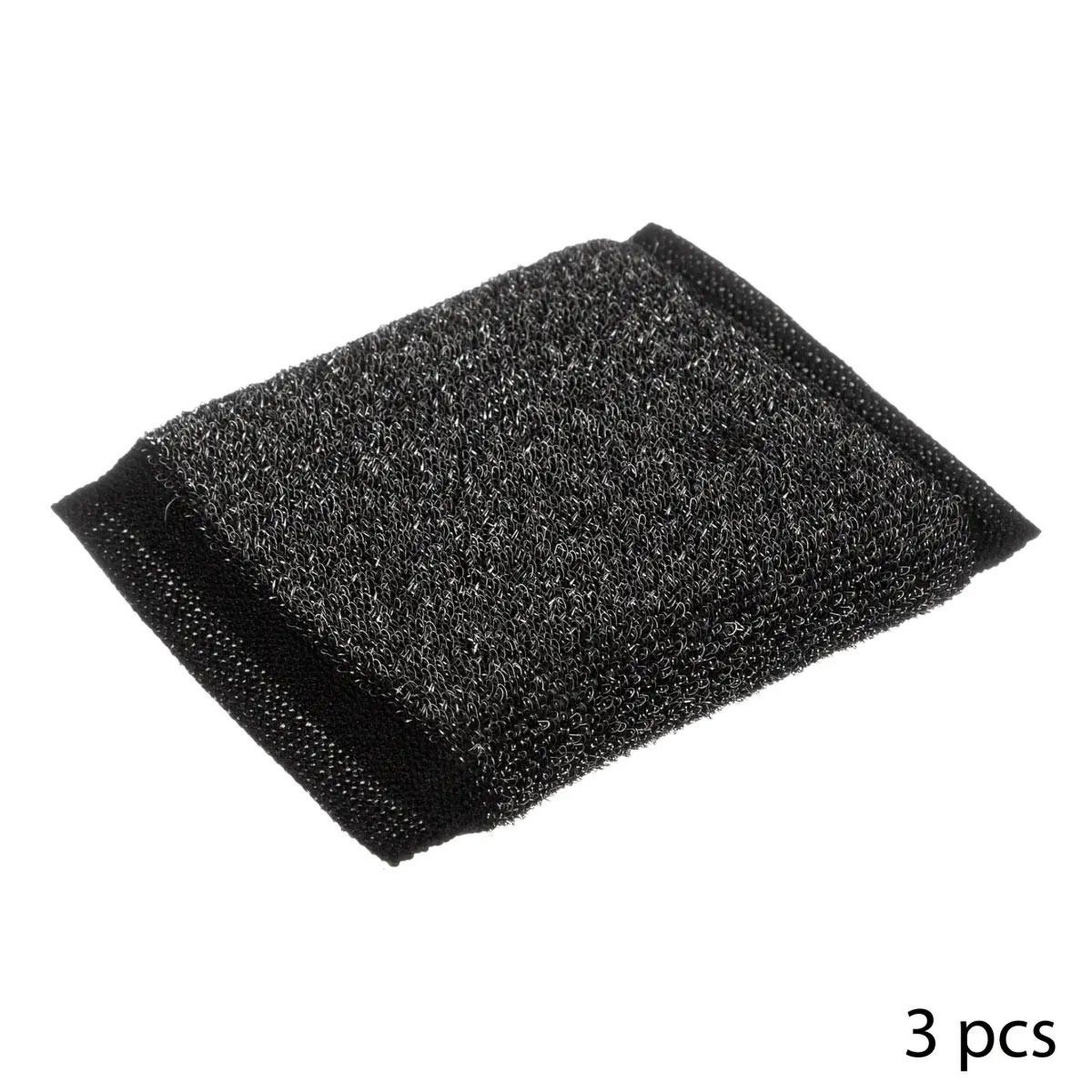 FIVE Lot de 3 éponges récurantes  spon  10cm noir