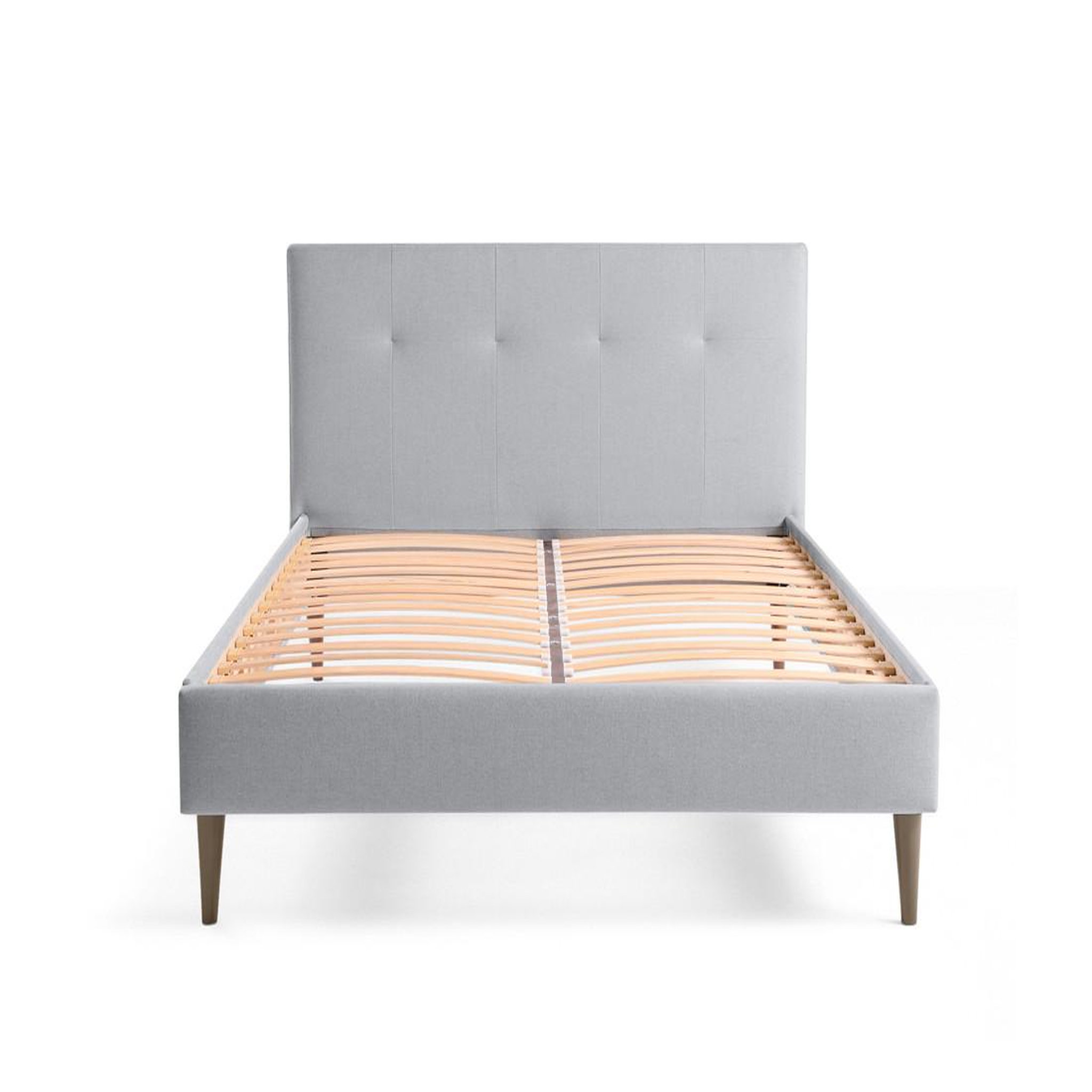 Voir la diapositive 1 : BEST MOBILIER Monet - lit - 160x200 - sommier inclus - en tissu