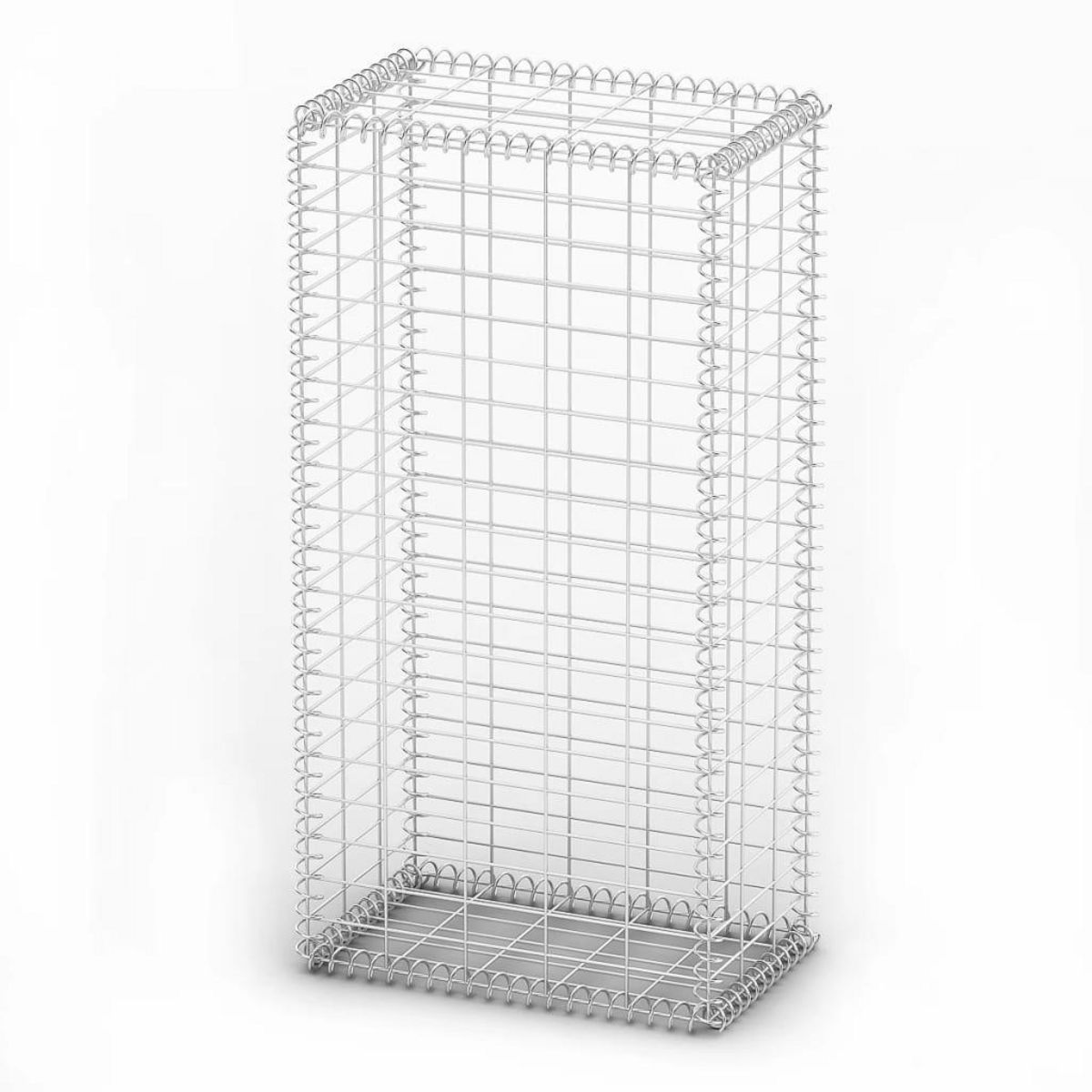 VIDAXL Panier de gabion avec couvercle Fil galvanise 100x50x30 cm