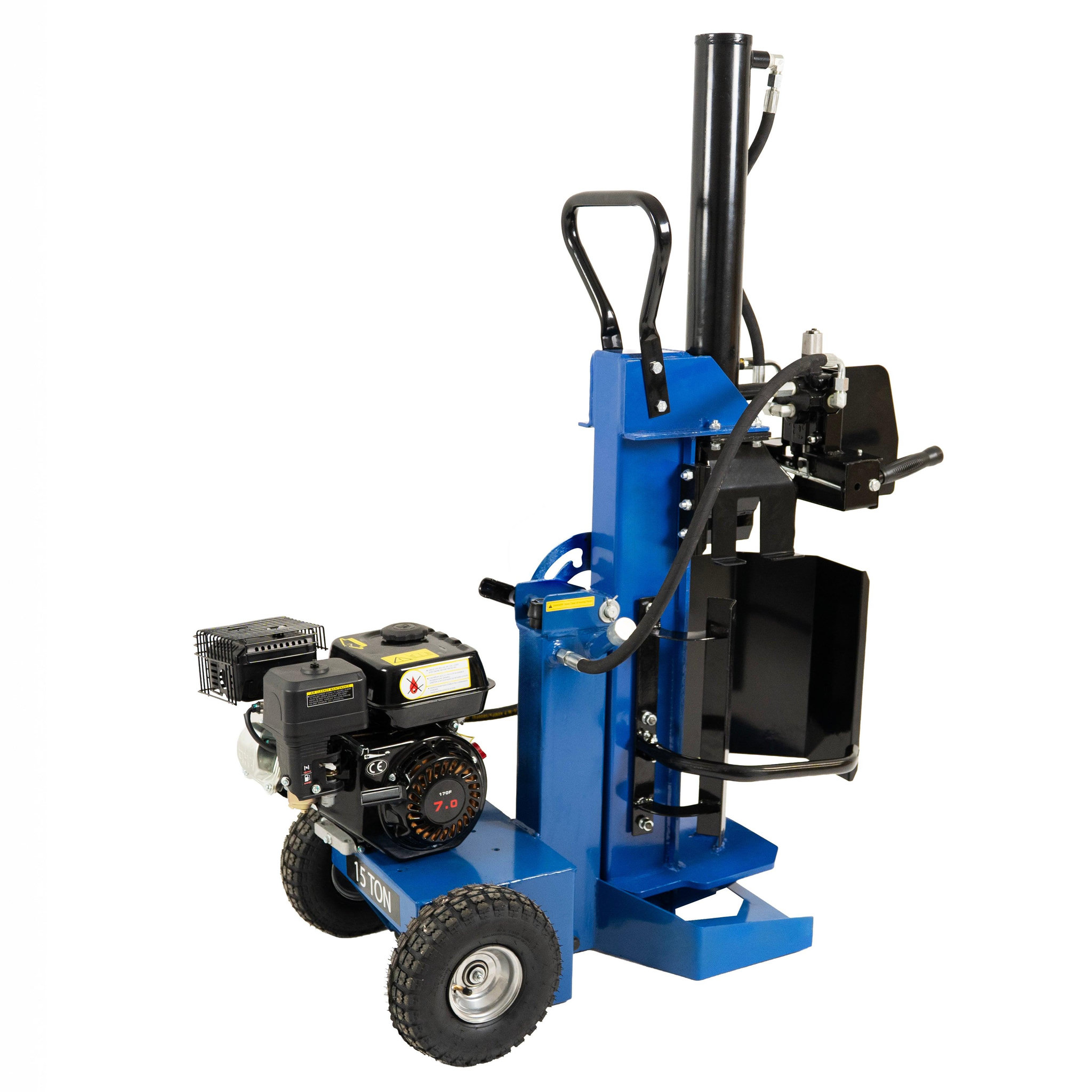 Voir la diapositive 3 : T-MECH Fendeur de bûches 520 mm 15 t