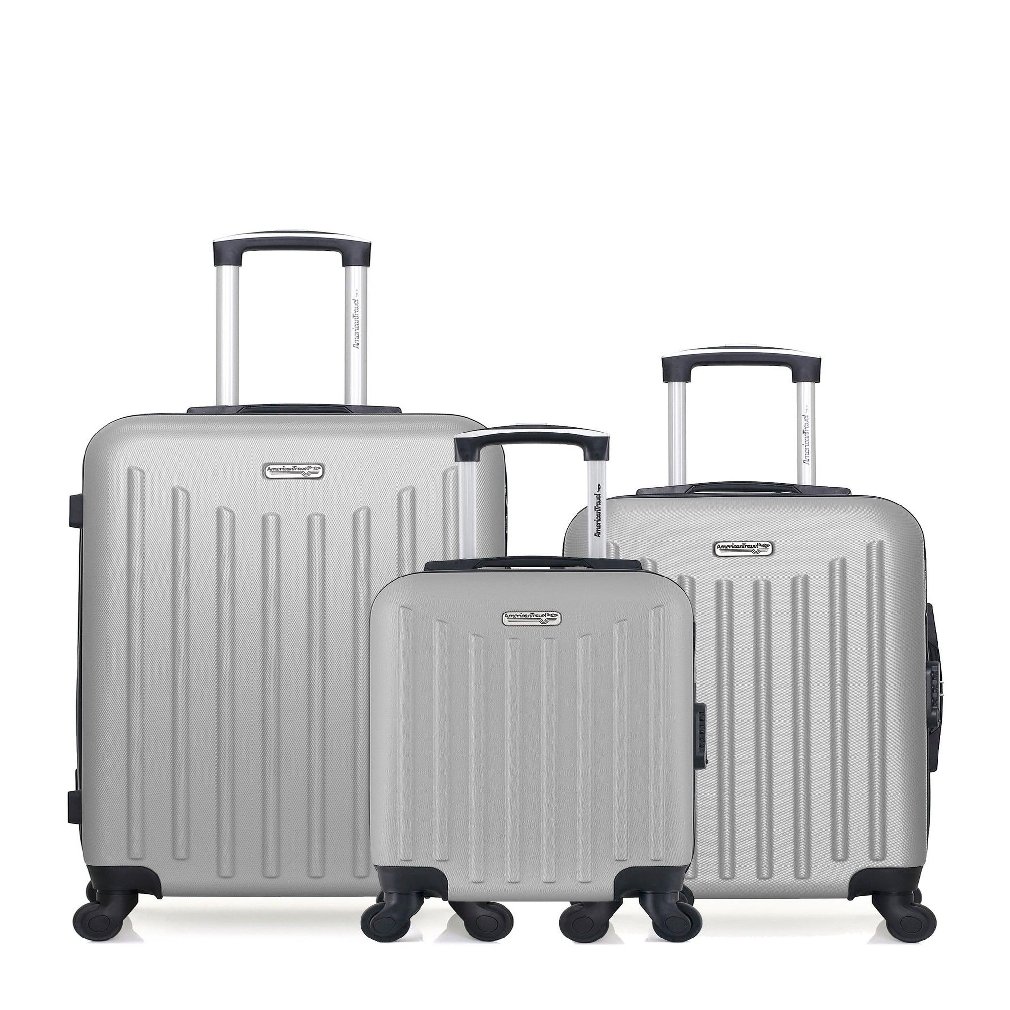 AMERICAN TRAVEL American travel - lot de 3 - valise weekend, valise cabine et valise cabine xxs brooklyn