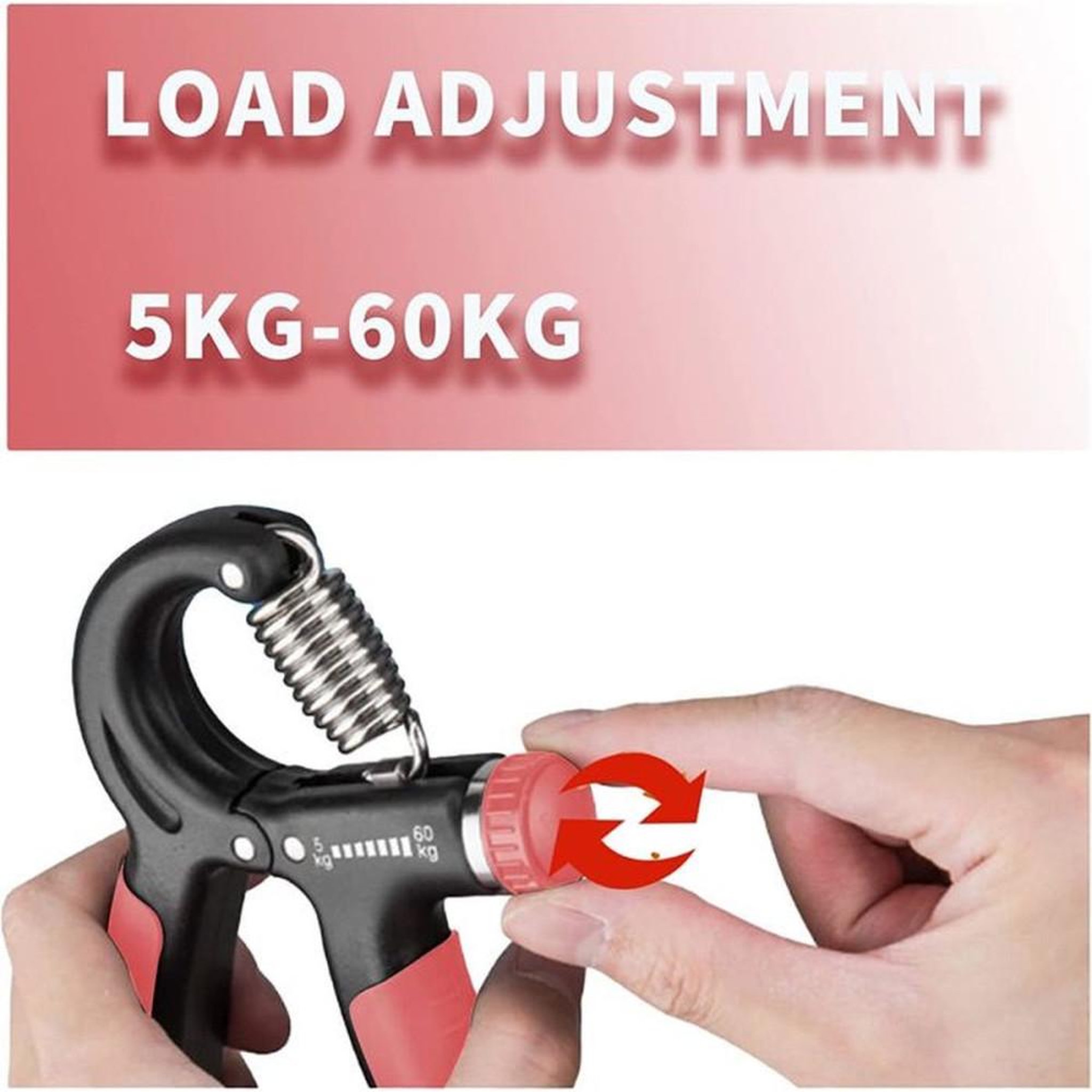 Voir la diapositive 3 : extenseur de poigne réglable 5 à 60 kg pour avant-bras poignées antidérapantes ergonomiques