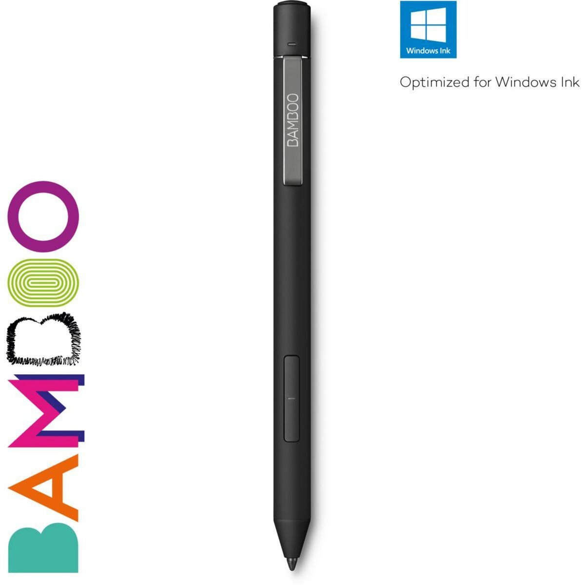 Wacom Stylo numérique BAMBOO INK Plus Noir Stylus