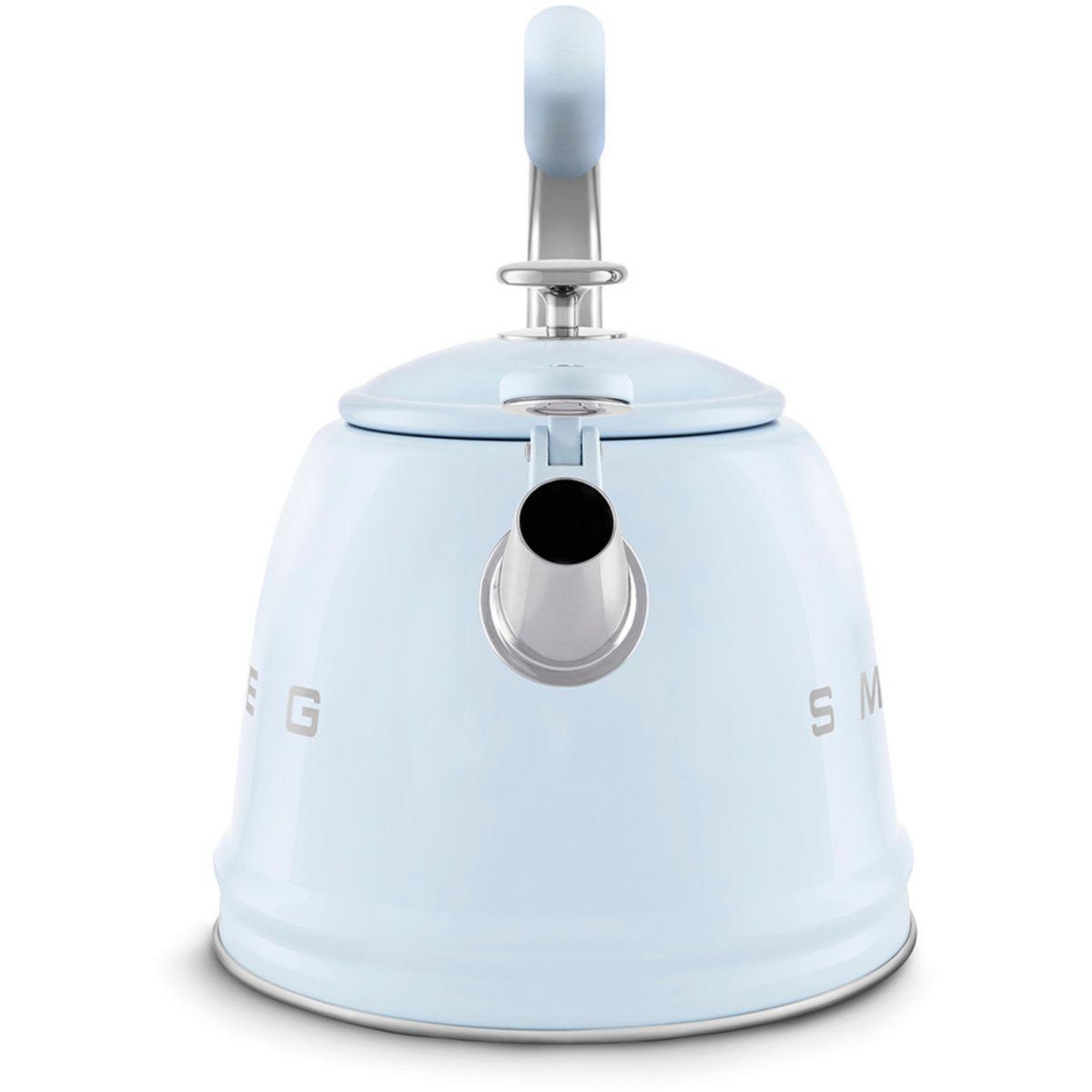 Voir la diapositive 2 : SMEG Bouilloire sifflante 2.3l bleu pastel