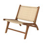 Voir la diapositive 1 : Rendez vous déco Fauteuil en bois de teck et tressage vannerie en rotin-Kilka