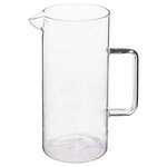 SECRET DE GOURMET Pichet en Verre Design  Droit  1,5L Transparent