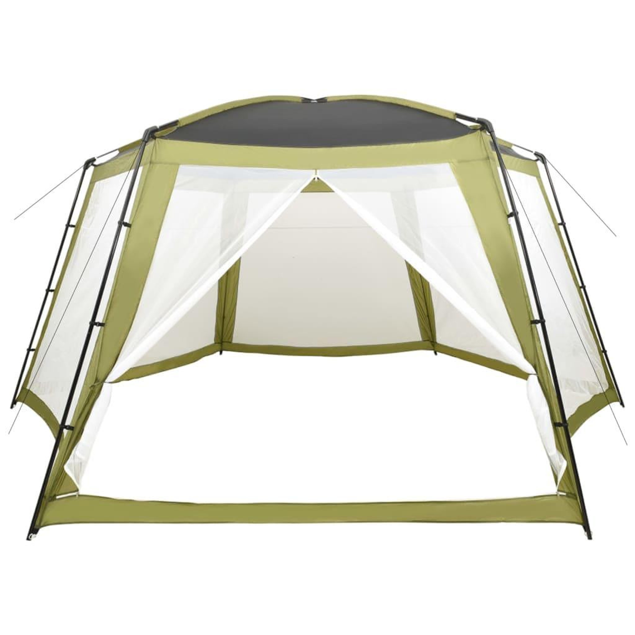 Voir la diapositive 3 : VIDAXL Tente de piscine tissu 660x580x250 cm vert