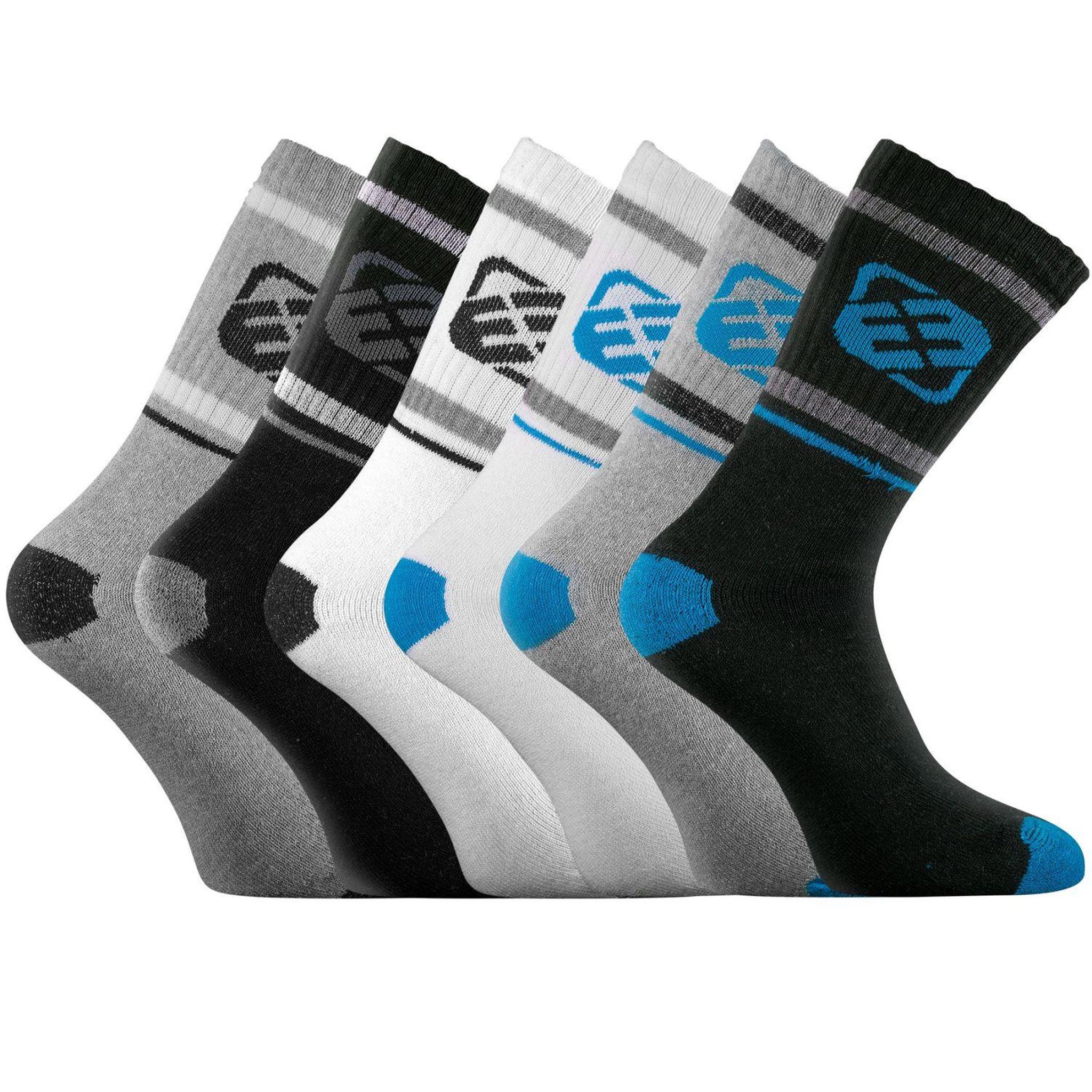 Voir la diapositive 1 : FREEGUN Lot de 6 Paires de Chaussettes Tennis homme assorties