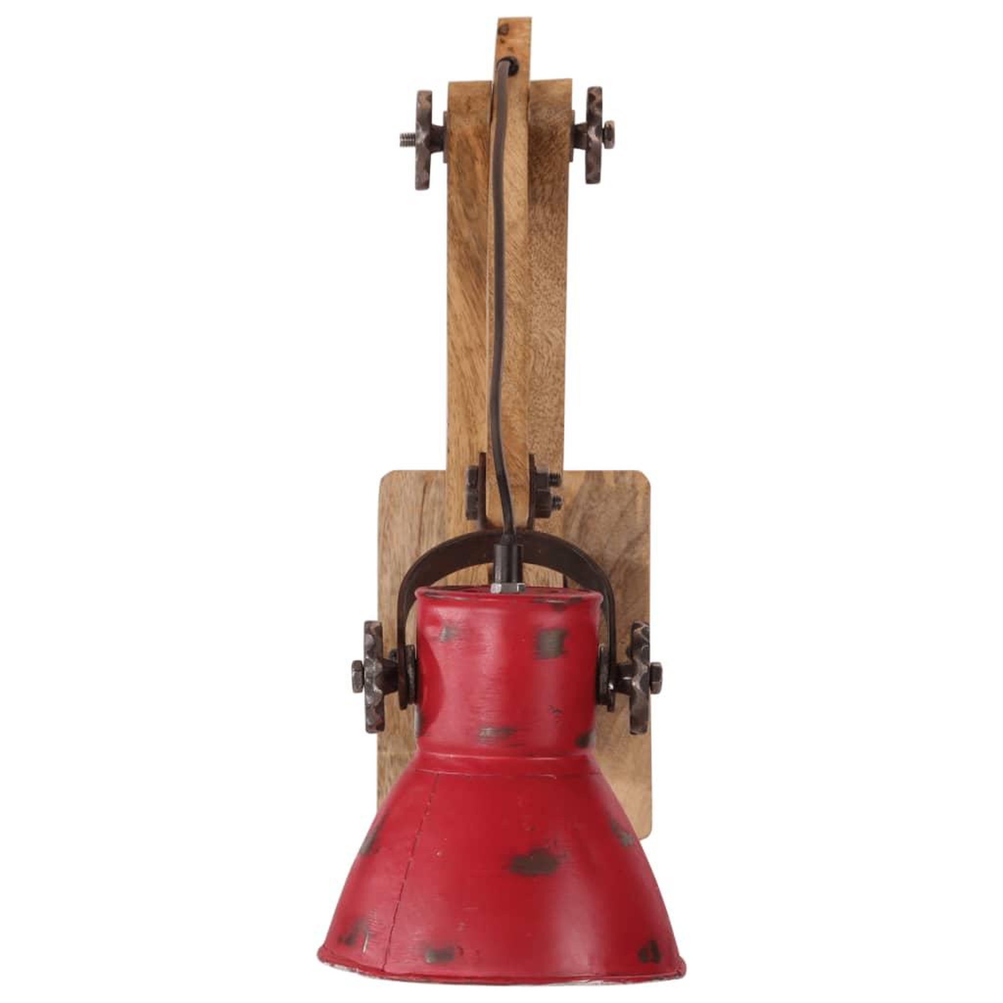 Voir la diapositive 3 : VIDAXL Lampe murale 25 W rouge delave 96x15x20 cm E27