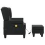 Voir la diapositive 4 : VIDAXL Fauteuil de massage avec repose-pied Gris fonce Tissu
