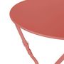 Voir la diapositive 6 : SWEEEK Table de jardin bistrot pliable - Emilia ronde - Table ronde Ø60cm en acier thermolaqué
