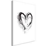 Paris Prix Tableau Imprimé  Brush Heart. Coloris disponibles : Multicolore