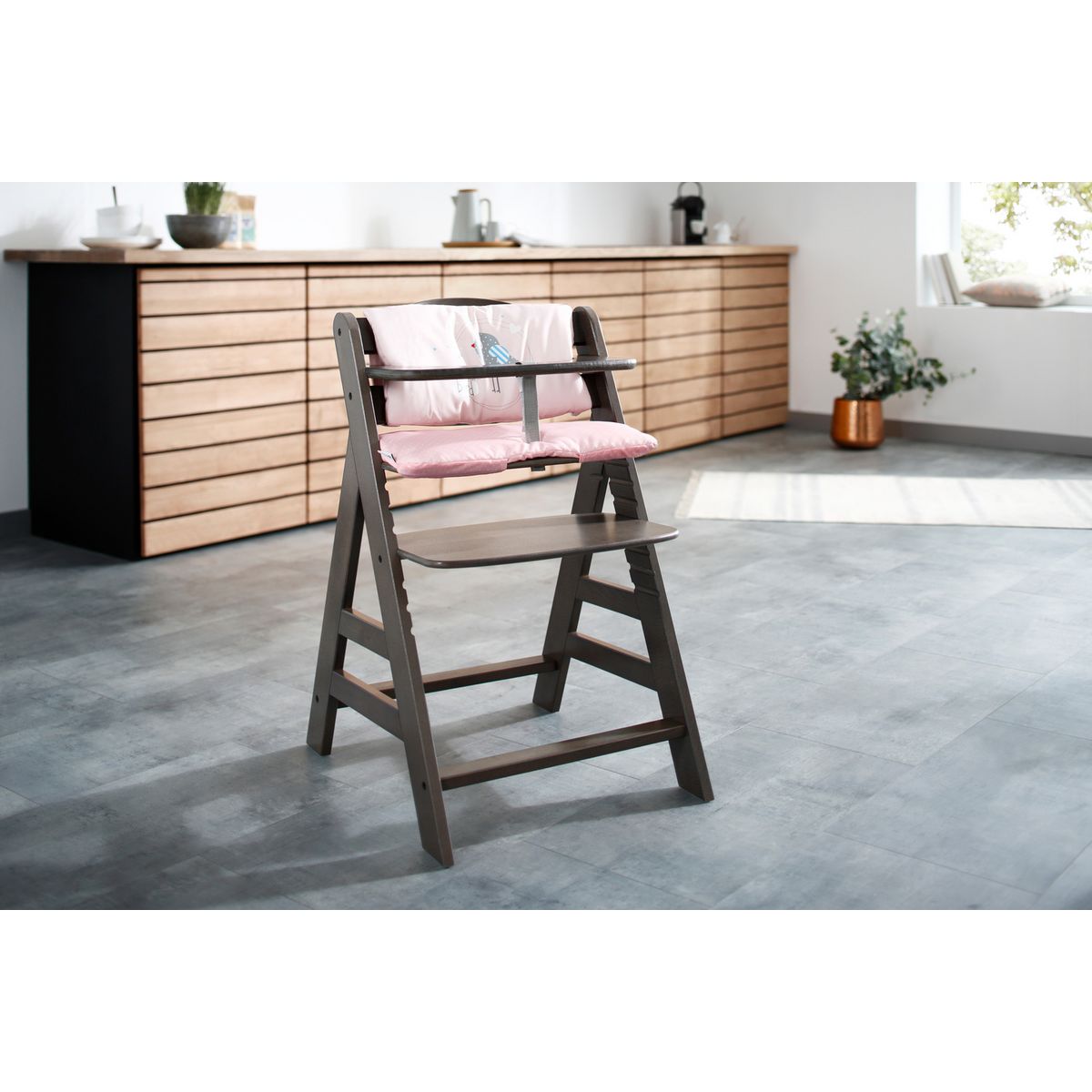 HAUCK Coussin de chaise haute Alpha - rose