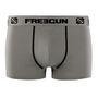 Voir la diapositive 4 : FREEGUN Lot de 4 Boxers garçon coton Gris