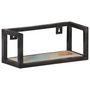 Voir la diapositive 2 : VIDAXL Etageres murales 2 pcs 40 cm Bois de recuperation massif